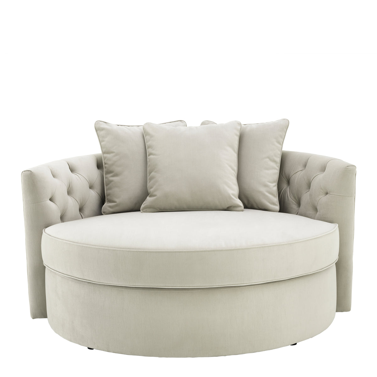 Eichholtz Sofa Carlita pebble grey Create an island of relaxation in your living space with the sumptuous Carlita Sofa. This gorgeous r