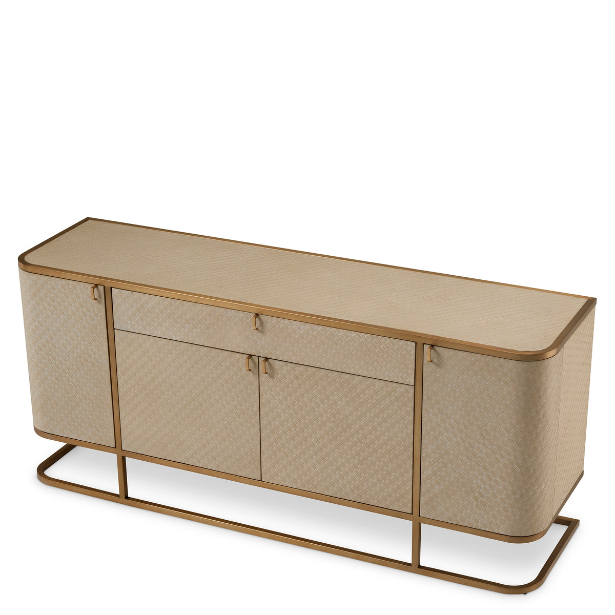 Eichholtz Dresser Napa Valley woven washed oak veneer Pairing Bauhaus style with a Mid-Century Modern look, the Napa Valley Dresser showcases a sleek brus