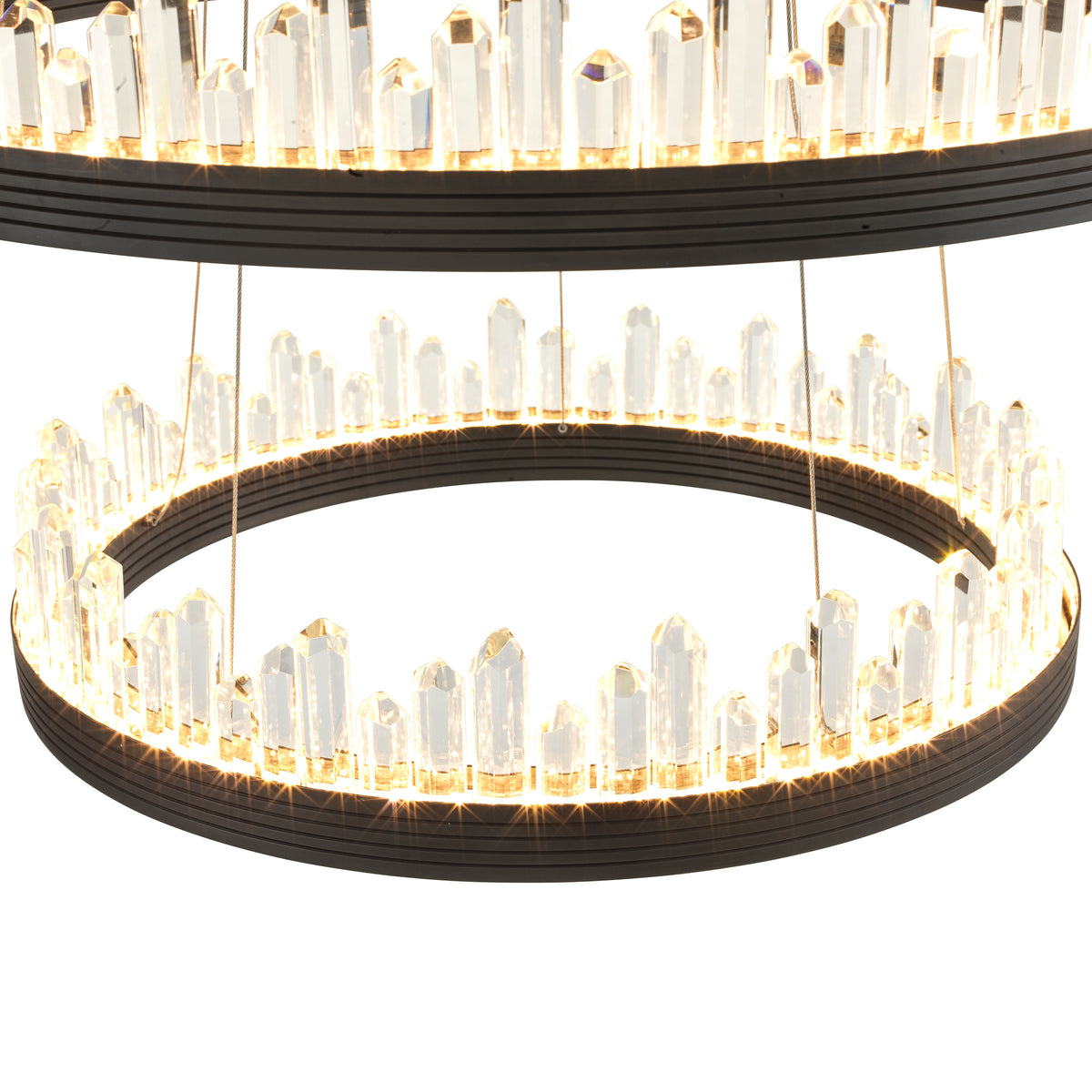 Eichholtz Chandelier Randall bronze finish Light up your room with the wonderful Randall Chandelier. The playful design of this bronze finish 3