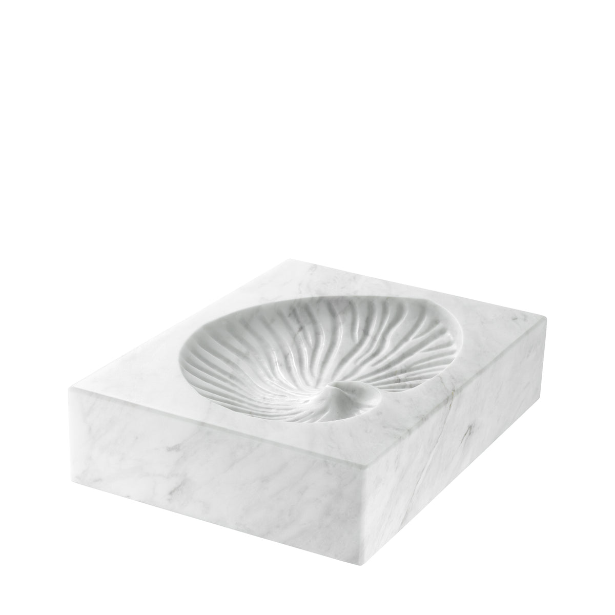 Eichholtz Object Conchiglia white marble Bring organic style into your home with the intricate Conchiglia object. This artsy object is crafte
