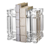 Eichholtz Bookend Linea crystal set of 2 Support your treasured books with the distinctive Linea Bookends. As a modern take on the impressive