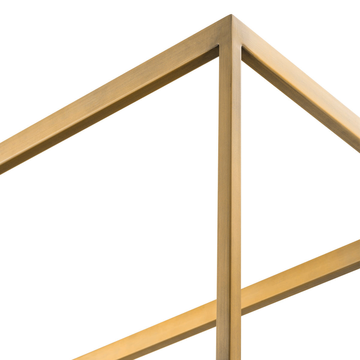 Eichholtz Cabinet Omega brushed brass finish smoke glass Bring industrial sophistication into your décor with the Omega Cabinet. Comprising a sleek yet stu