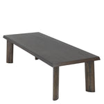 Eichholtz Dining Table Bari mocha straight oak veneer The Bari Dining Table has a minimal and robust look and stands out thanks to its angled legs and bev