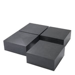 Eichholtz Coffee Table Puro set of 4 charcoal grey oak veneer Coffee Table Puro is a practical 4-piece set of square tables that will give you a lot of lay