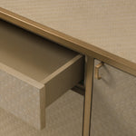 Eichholtz Dresser Napa Valley woven washed oak veneer Pairing Bauhaus style with a Mid-Century Modern look, the Napa Valley Dresser showcases a sleek brus