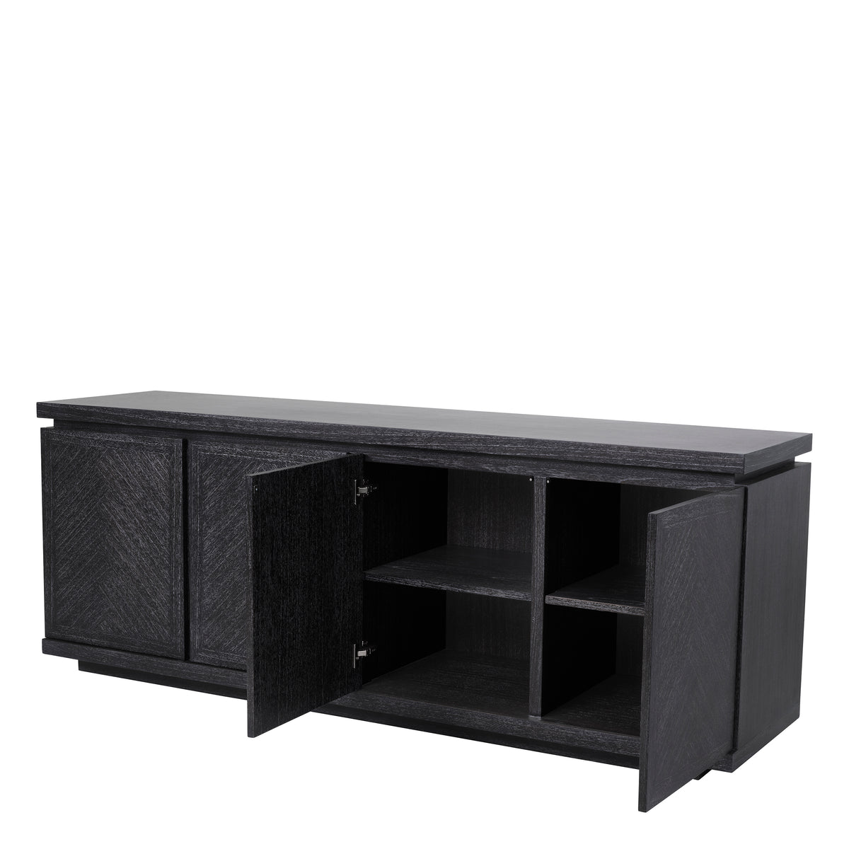 Eichholtz Dresser Bowen charcoal grey oak veneer Make an eye-catching addition to your living room or dining area with the Bowen Dresser. Finished in