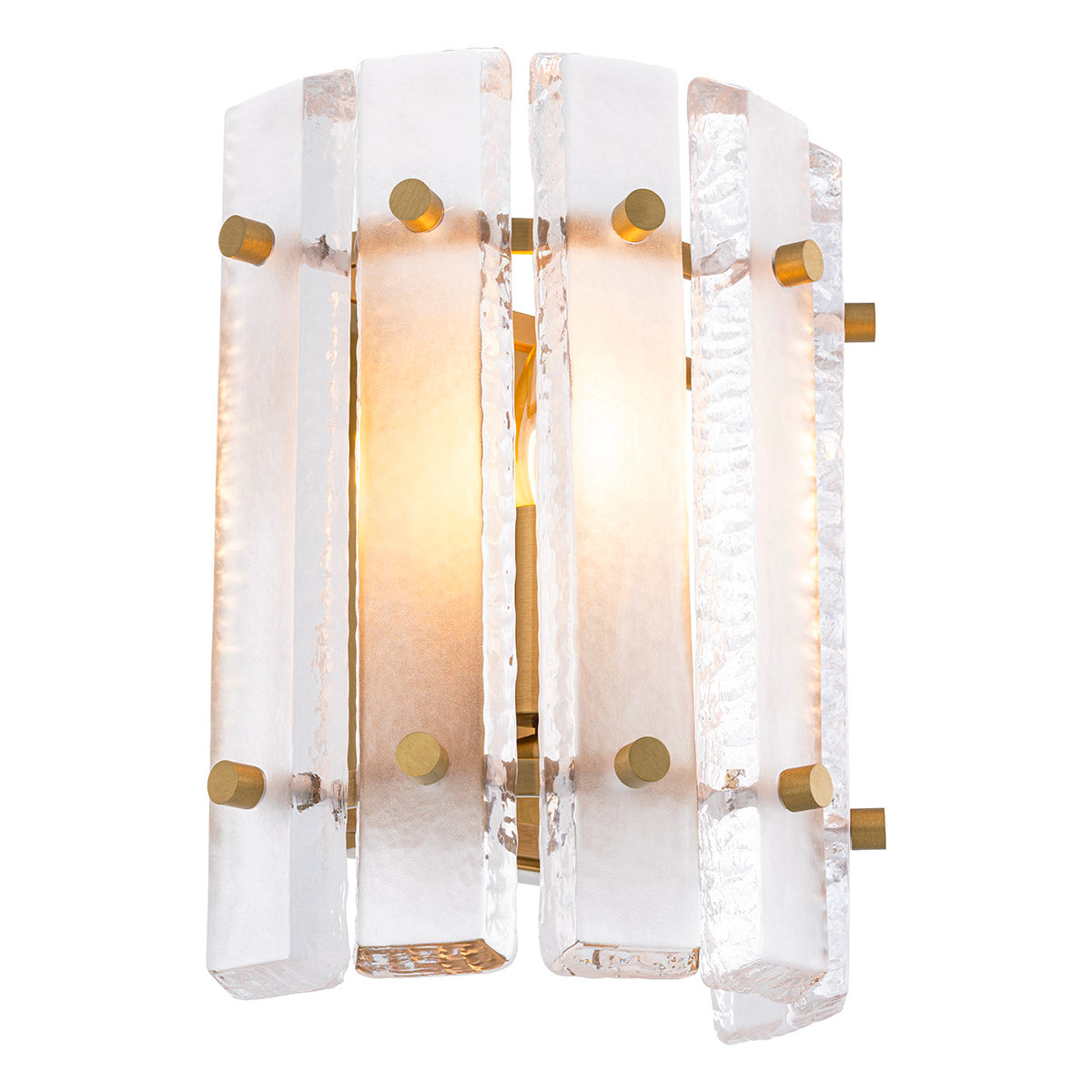 Eichholtz Wall Lamp Blason Single antique brass finish Illuminate your interior stylishly with the single Blason Wall Lamp. Mounted on a semi-circular anti