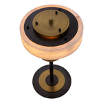 Eichholtz Table Lamp Zereno antique brass finish Experience the epitome of luxury with the Zereno Table Lamp. Its antique brass finish emanates a war