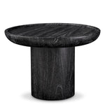 Eichholtz Side Table Rouault charcoal grey veneer The Rouault Side Table transcends conventional design with its captivating presence. Cloaked in a me