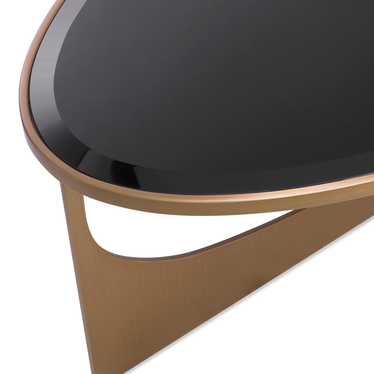 Eichholtz Coffee Table Elegance brushed brass finish Elevate your living space to new heights with the Elegance Coffee Table. Boasting a brushed brass fi