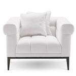 Eichholtz Chair Aurelio avalon white Invite the glamour and luxury of boutique hotels into your home with the Aurelio Chair. A contempora