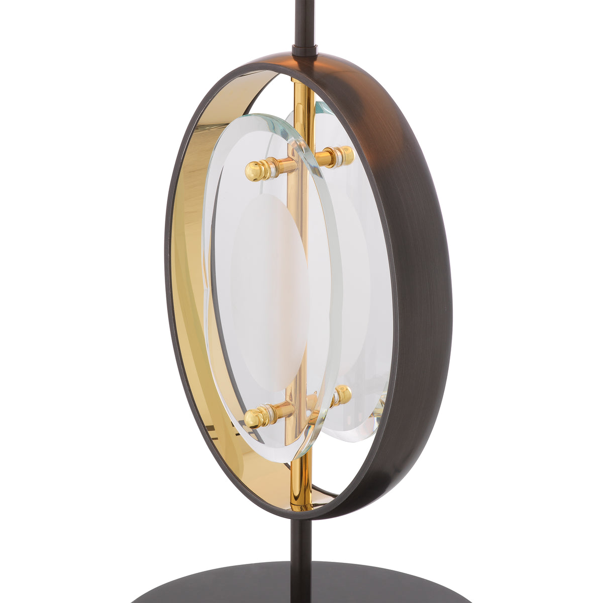 Eichholtz Table Lamp Vincente gunmetal finish gold finish Simple yet elegant in design, Table Lamp Vincente is perfect for modern and industrial interiors.