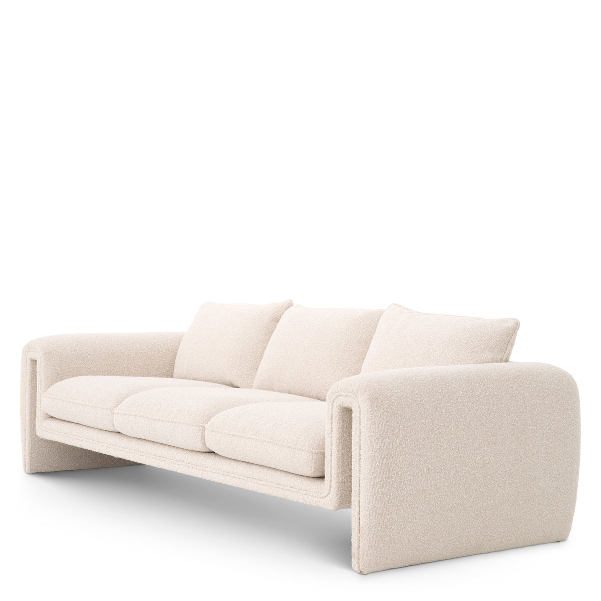 Eichholtz Sofa Tondo bouclé cream Anchor your living room in contemporary style and impeccable comfort with the Tondo Sofa. Consisting