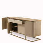 Eichholtz Dresser Napa Valley woven washed oak veneer Pairing Bauhaus style with a Mid-Century Modern look, the Napa Valley Dresser showcases a sleek brus