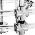 Eichholtz Chandelier Impero nickel finish Add a touch of classical grandeur to your interior with the charming Impero Chandelier. This utterly