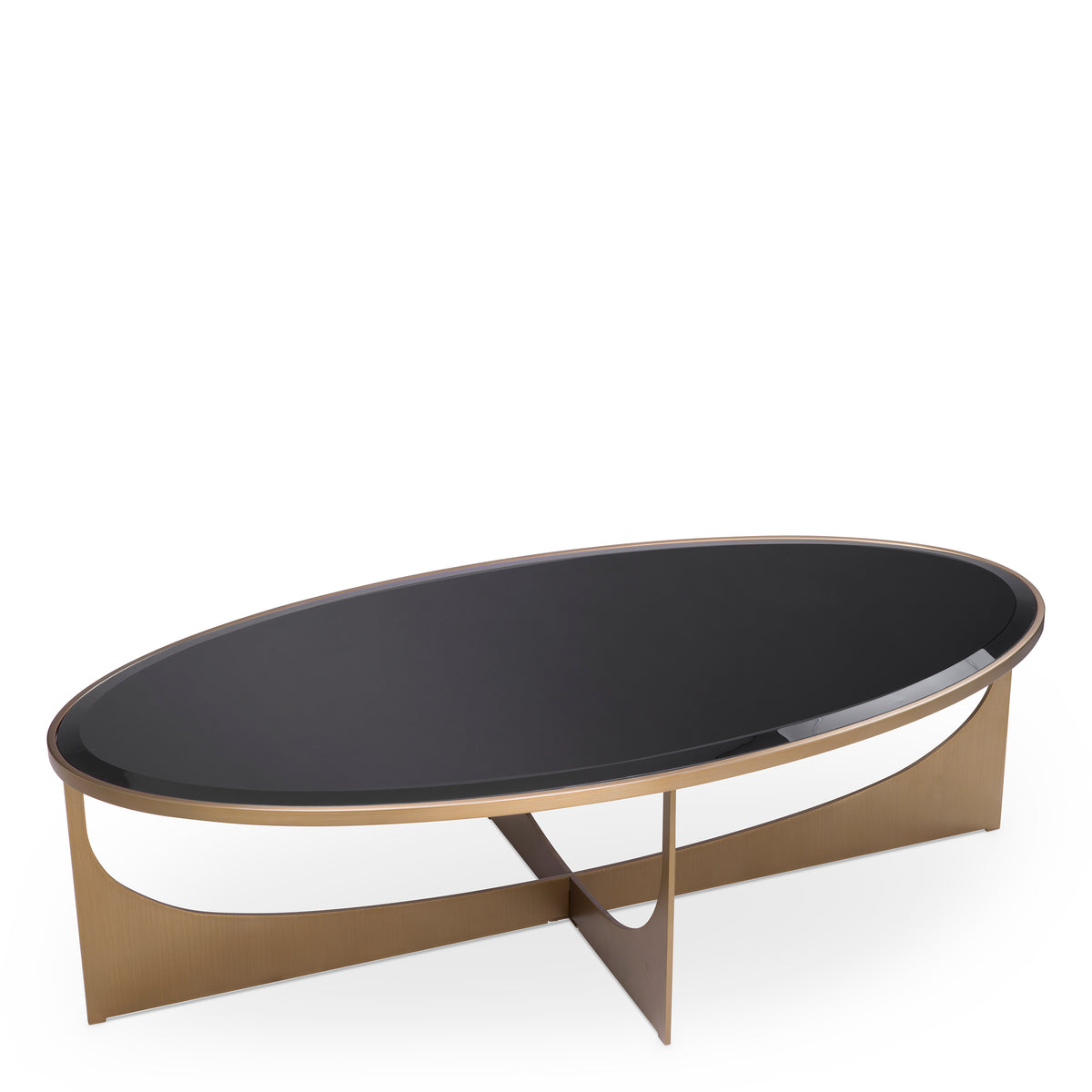 Eichholtz Coffee Table Elegance brushed brass finish Elevate your living space to new heights with the Elegance Coffee Table. Boasting a brushed brass fi