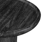 Eichholtz Side Table Rouault charcoal grey veneer The Rouault Side Table transcends conventional design with its captivating presence. Cloaked in a me