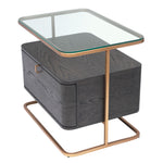 Eichholtz Nightstand Augusto mocha crown oak veneer With its seductive curves and vintage look, the 1-drawer Augusto Nightstand is a must-have in your b