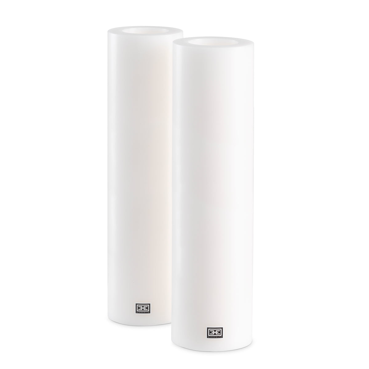 Eichholtz Artificial Candle ø 12 x H. 45 cm white set of 2 Lighting candles in your home is the best way to spark romance. Create a warm and cosy atmospher