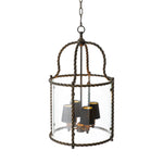 Eichholtz Pendant Preston bronze highlight finish incl black shades Discover the Pendant Preston in bronze highlight finish, a handmade lantern-style pendant where a tw - 4