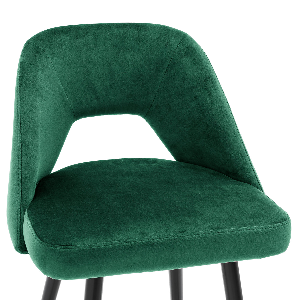 Eichholtz Bar Stool Avorio roche green velvet Bring Mid-Century Modern style into your home with the Avorio Bar Stool. Featuring a Roche green vel