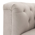 Eichholtz Chair Cesare pebble grey Inspired by the classic Chesterfield furniture, the Cesare Chair in pebble grey upholstery offers a