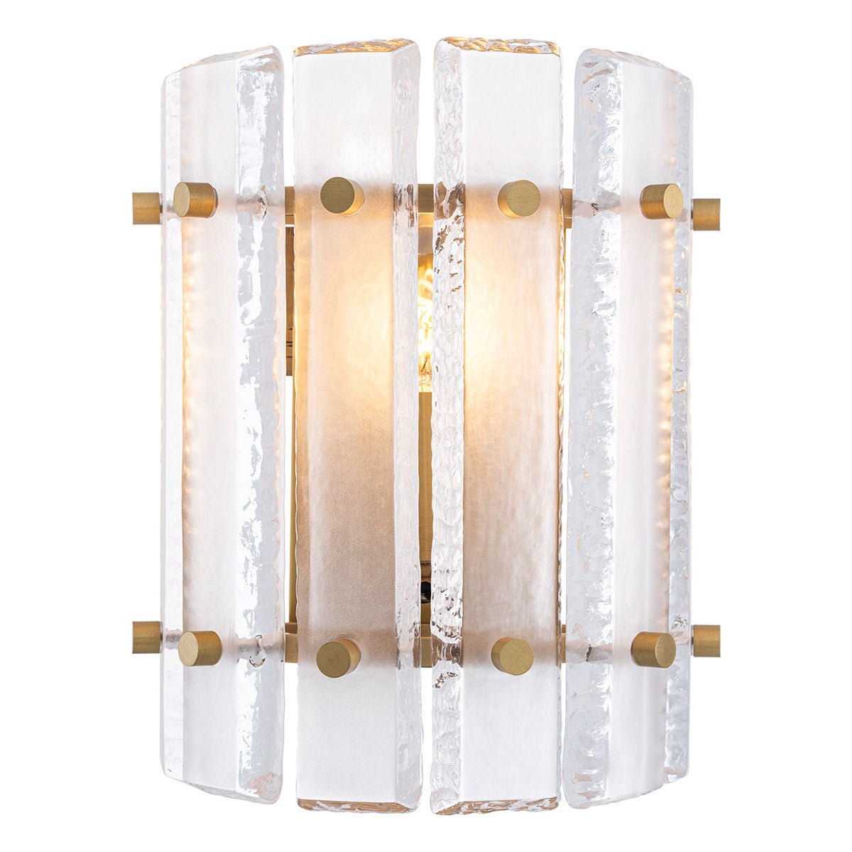Eichholtz Wall Lamp Blason Single antique brass finish Illuminate your interior stylishly with the single Blason Wall Lamp. Mounted on a semi-circular anti