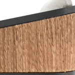 Eichholtz Chair Aruba classic black finish natural sea grass sentier cream The Chair Aruba is the definition of where natural materials meet a modern aesthetic. The classic bl - 5