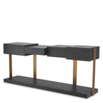 Eichholtz Console Table Nerone charcoal grey oak veneer Give your hallway or living room a real modern feel with Console Table Nerone. Supremely stylish an