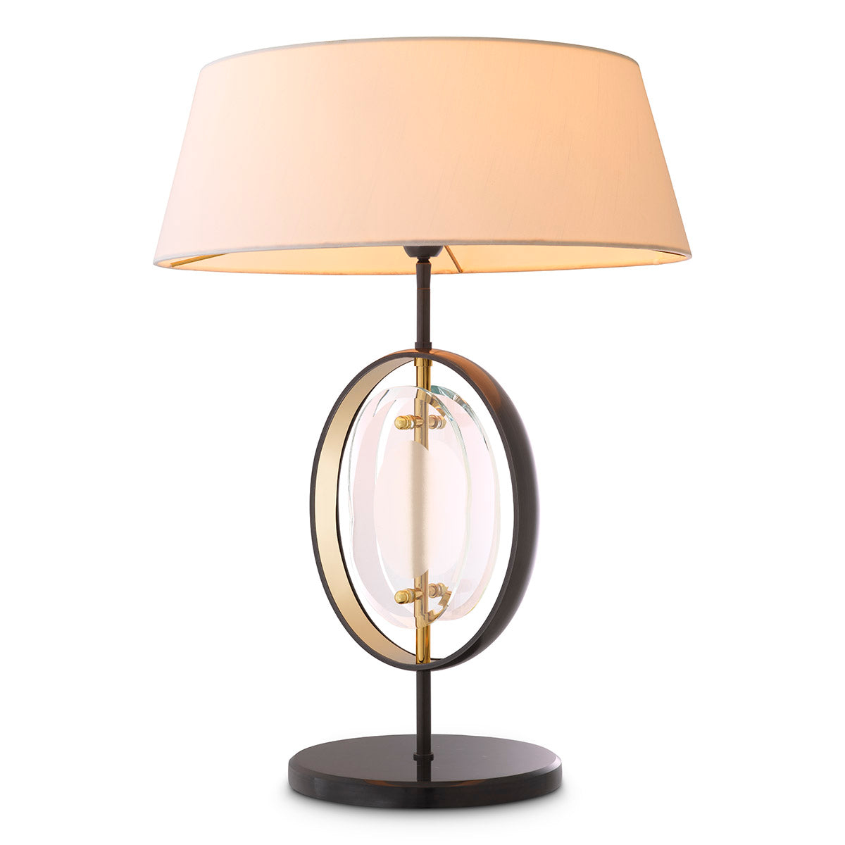 Eichholtz Table Lamp Vincente gunmetal finish gold finish Simple yet elegant in design, Table Lamp Vincente is perfect for modern and industrial interiors.