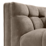 Eichholtz Chair Sienna savona greige velvet The sumptuous Sienna Chair pairs comfort with high-style. Featuring a t-shape, its backrest forms a