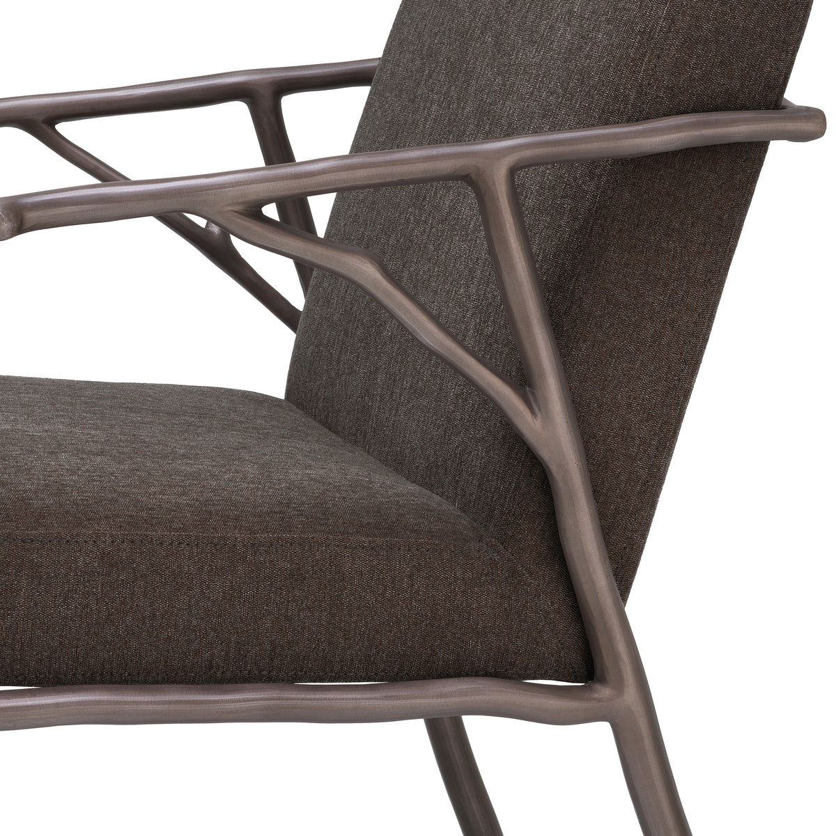 Eichholtz Dining Chair Antico medium bronze finish abrasia Add a sense of statement and appeal to your living space with Dining Chair Antico. Featuring a super - 5