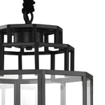 Eichholtz Lantern Monticello M black finish Tastefully blending contemporary design with a touch of industrial flair, the Monticello M Lantern i
