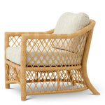 Eichholtz Outdoor Chair Riverton faux rattan arden natural Elevate alfresco lounging with the Outdoor Chair Riverton, woven in natural faux rattan and dressed- 4