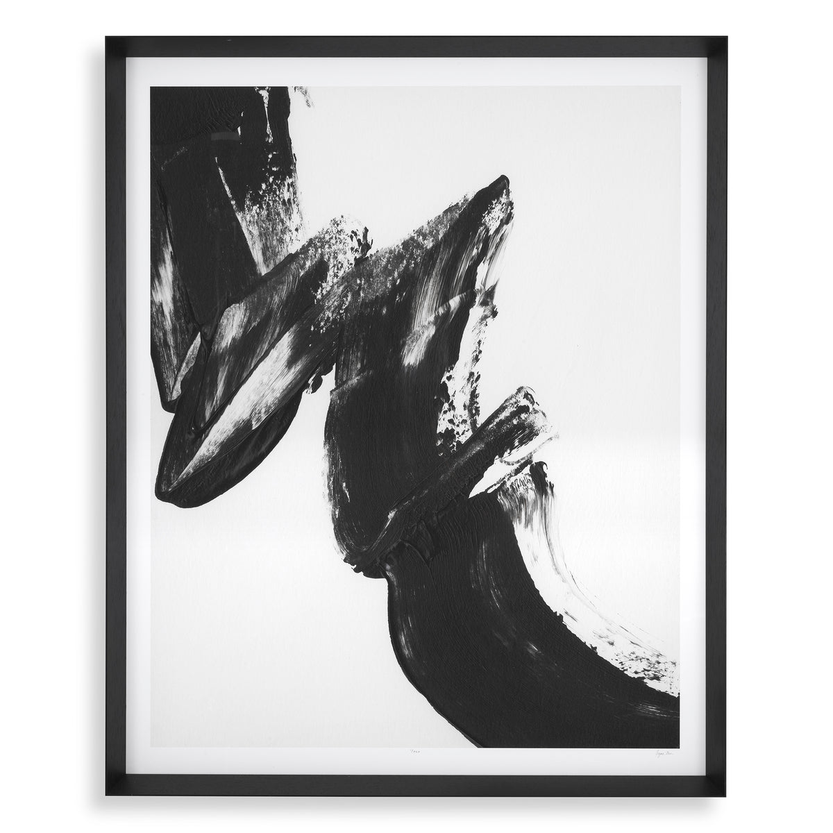 Eichholtz Print Black expression set of 2 Enrich your interior with this sleek 2-piece set of Black Expression prints. This combination of mon