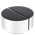 Eichholtz Side Table Astra polished ss set of 2 This stunning set of 2 semi-circular Astra Side Tables will give you a lot of layout options. Each t