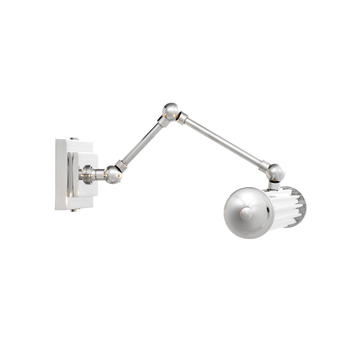 Eichholtz Wall Lamp Luca nickel finish S The lovely Luca S Wall Lamp is great for using as a poster or picture light. It features a nickel fi