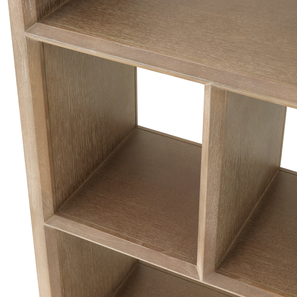 Eichholtz Cabinet Marguesa L washed oak veneer Showcase your favourite books or decorative items in the stunning Marguesa cabinet. Characterised by