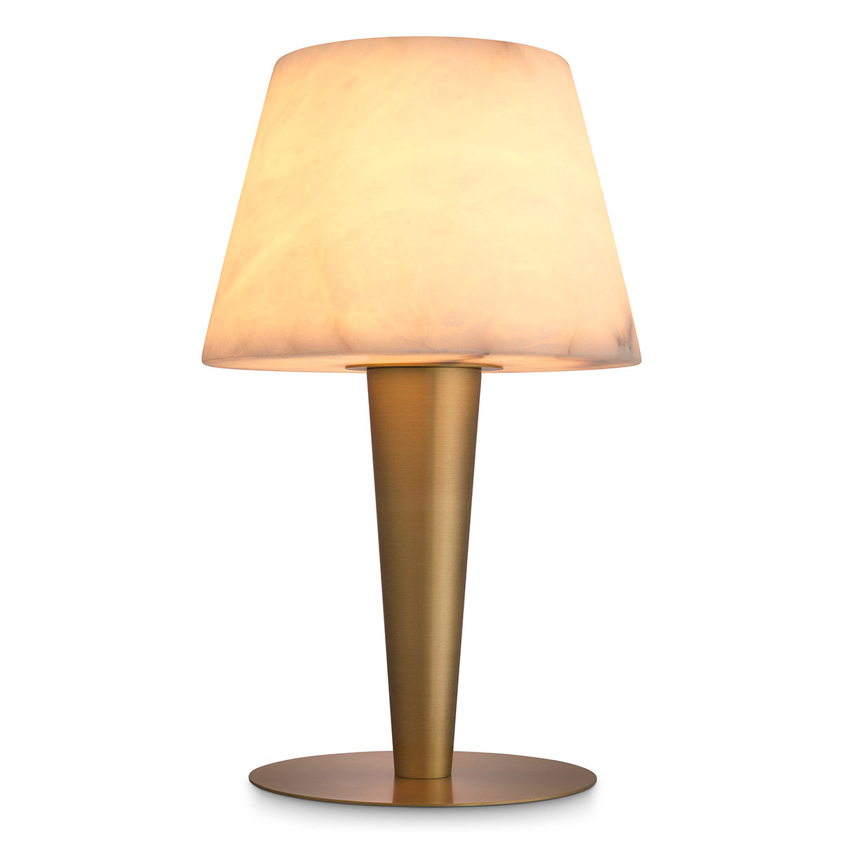 Eichholtz Table Lamp Scarlette antique brass finish The Table Lamp Scarlette is a true work of art. Its antique brass finish emanates a captivating warm