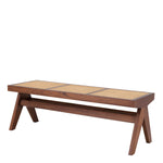 Eichholtz Bench Arnaud classic brown Oozing the vintage look and feel of minimalist furniture from the 1950s and 1960s, the classic brown