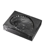 Eichholtz Object Conchiglia black marble Bring organic style into your home with the intricate Conchiglia object. This artsy object is crafte