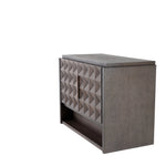 Eichholtz Dresser Jane mocha meranti 2 doors With its beautiful marquetry and antique brass finish handles, the Jane Dresser will give your inter