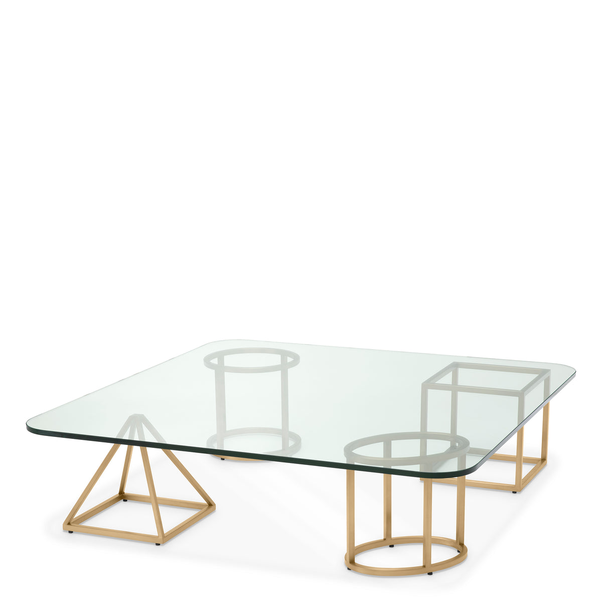 Eichholtz Coffee Table Speiser brushed brass finish