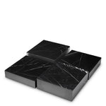 Eichholtz Coffee Table Esposito bronze finish black marble set of 4 Coffee Table Esposito gives any living area a fashionable feel thanks to its modern design. Differen - 2