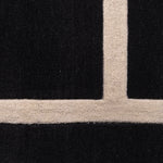 Eichholtz Rug Omar black off-white 300 x 400 cm Carpet Omar 300 x 400 is created with a pure New Zealand wool pile to ensure lasting quality and ult