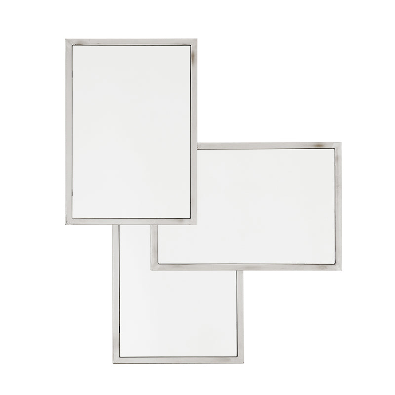 Eichholtz Mirror Sensation polished stainless steel Add instant glamour to your interior scheme with the Sensation Mirror. Its unusual design combines a