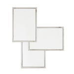 Eichholtz Mirror Sensation polished stainless steel Add instant glamour to your interior scheme with the Sensation Mirror. Its unusual design combines a