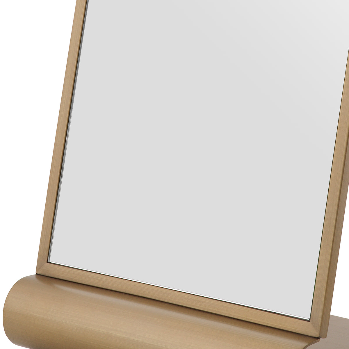 Eichholtz Floor Mirror Panorama brushed brass finish The Panorama Floor Mirror is a testament to refined taste and timeless allure. With a majestic brush