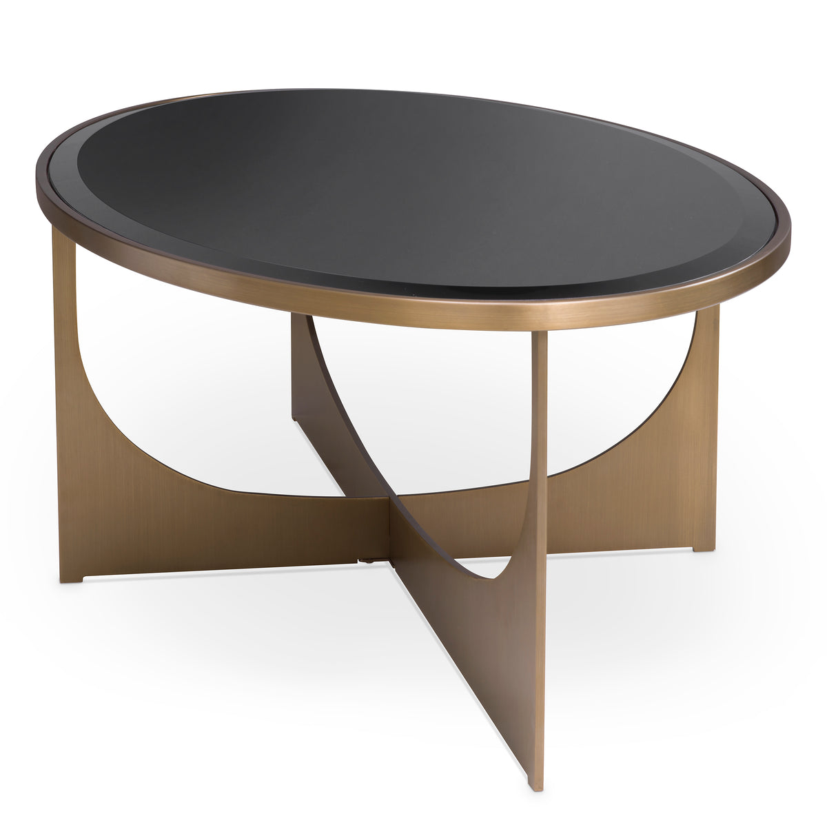 Eichholtz Coffee Table Elegance brushed brass finish Elevate your living space to new heights with the Elegance Coffee Table. Boasting a brushed brass fi