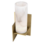Eichholtz Table Lamp Frisco antique brass finish alabaster Handcrafted by skilled artisans, Table Lamp Frisco stands out for its geometric design. Bring co